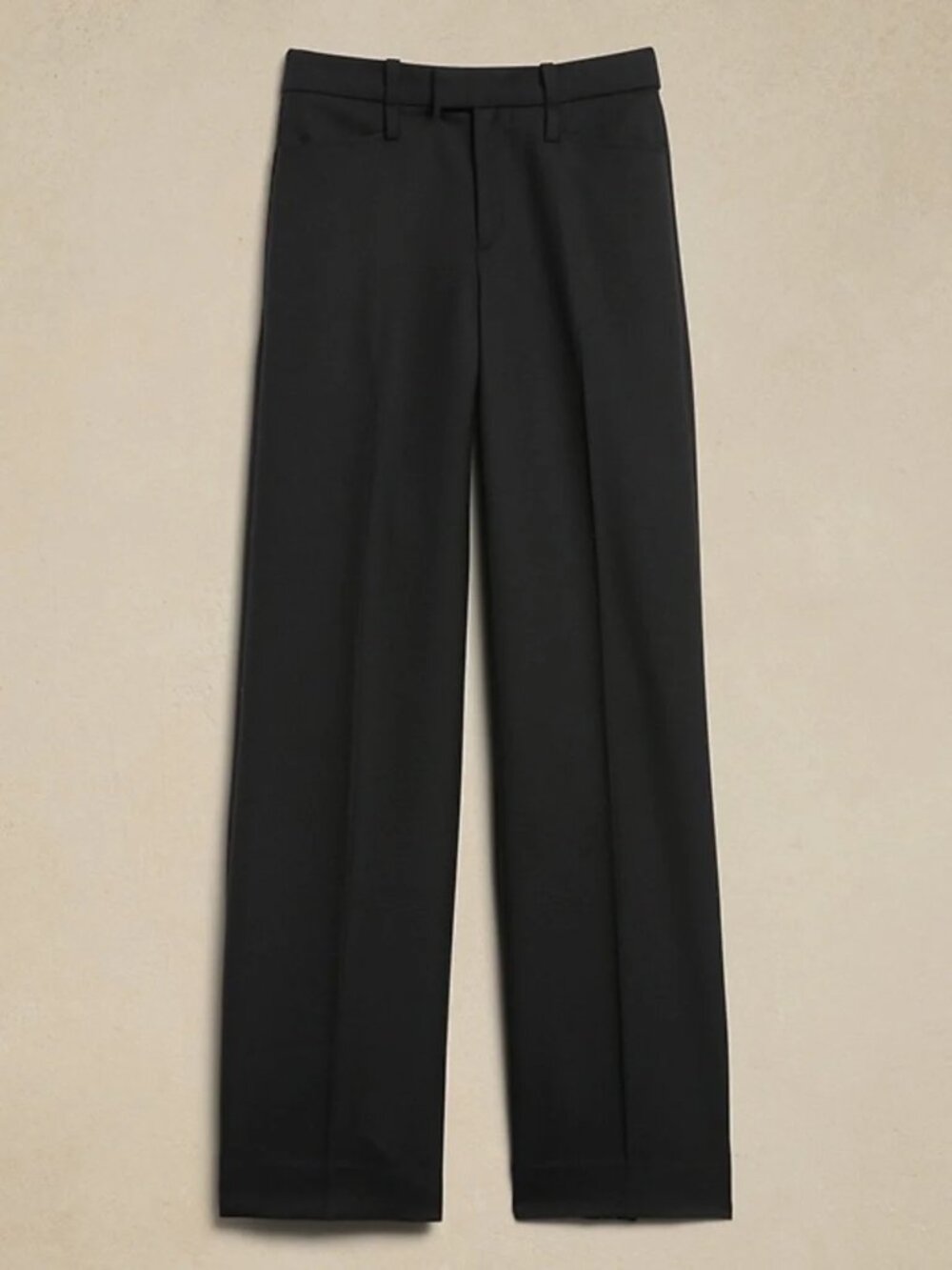 Banana Republic Lido Wide-Leg Italian Wool Pants | Black | Size 12